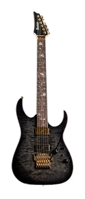 Ibanez RGR8820QM-BRE j.custom ujęta od przodu na neutralnym tle