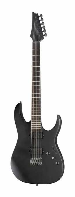 Ibanez RGRTB621-BKF ujęta od przodu na neutralnym tle