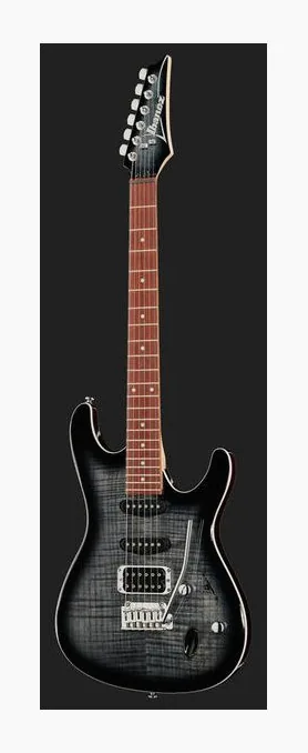 Ibanez SA260FM-TGB, główka z kluczami i logo