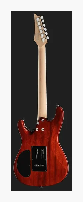 Ibanez SA360NQM-BMG, główka z kluczami i logo