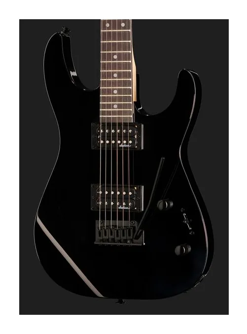 Jackson JS11 Dinky AH BLK, korpus i lakier z bliska