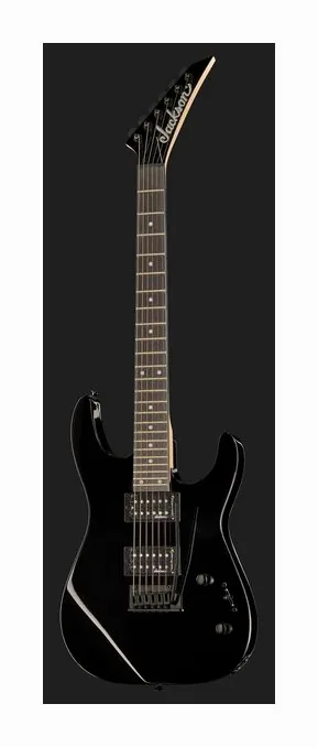 Jackson JS12 Dinky MR AH ujęta od przodu na neutralnym tle