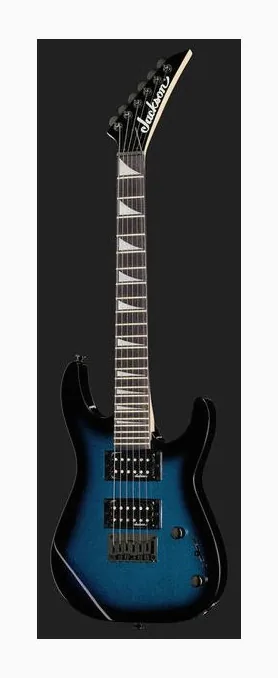 Jackson JS1X Dinky Minion Met.Bl.Burst, główka z kluczami i logo