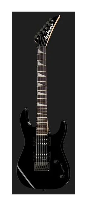 Jackson JS1X Dinky Minion Met.Bl.Burst sfotografowana frontalnie