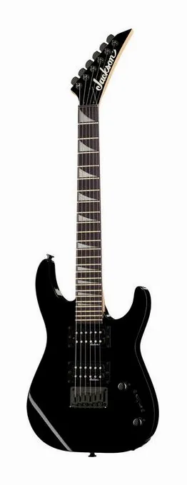 Jackson JS1X Dinky Minion Black z bliska od przodu