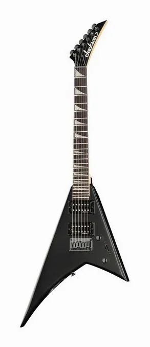 Jackson JS1X Rhoads Minion Satin Black widziana od przodu
