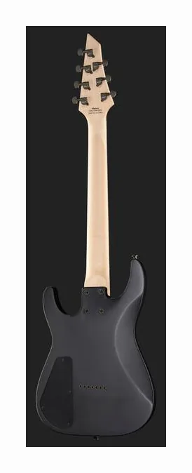 Jackson JS22-7 KV Satin Black ujęta od przodu na neutralnym tle