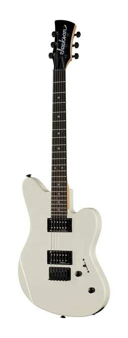 Jackson JS22 Surfcaster HT SN WHT widziana od przodu