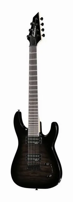 Jackson JS22Q-7 DKA Dinky JS TrBlBurst z bliska od przodu
