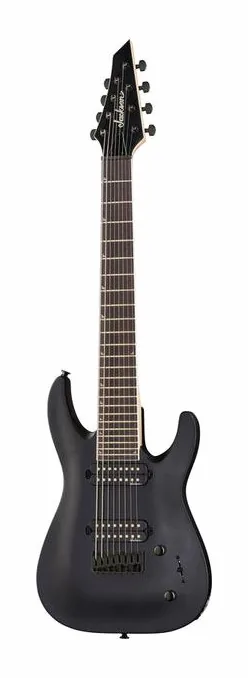 Jackson JS32-8 Dinky DKA SBK AH ujęta od przodu na neutralnym tle