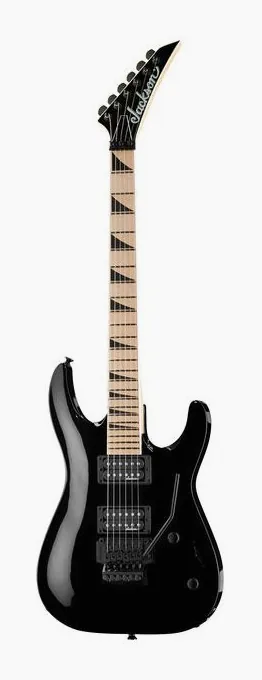 Jackson JS32 DKA-M Dinky BLK sfotografowana frontalnie