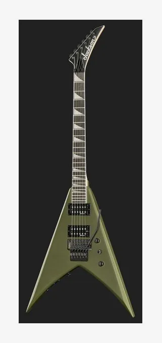 Jackson JS32 King V AH M Army Drab, przełącznik przetworników i gniazdo wyjściowe