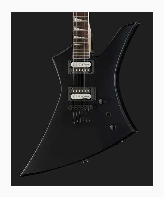Jackson JS32T Kelly AH SBK, główka z kluczami i logo