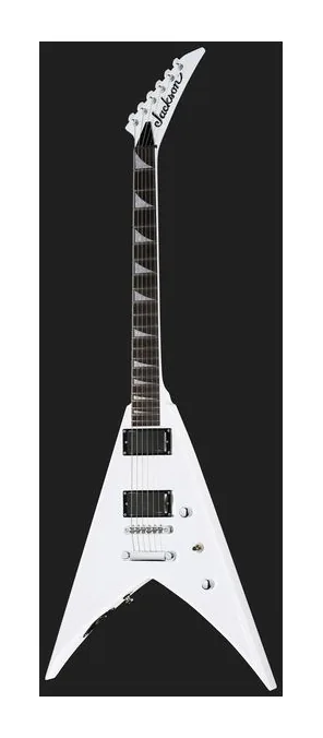 Jackson KVTMG Pro King V Snow White, przełącznik przetworników i gniazdo wyjściowe