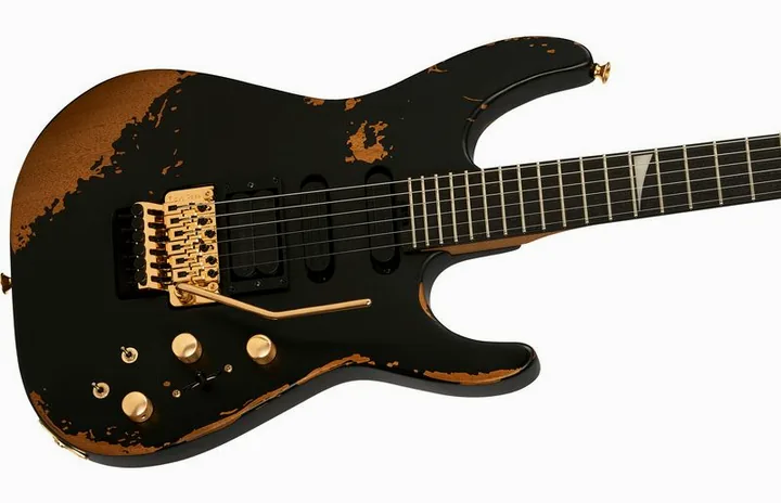 Jackson Pro Phil Collen PC1- E WBLK, gryf i podstrunnica z boku