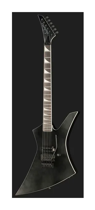 Jackson Pro Plus Pure Metal KE1A SBLK, korpus i lakier z bliska