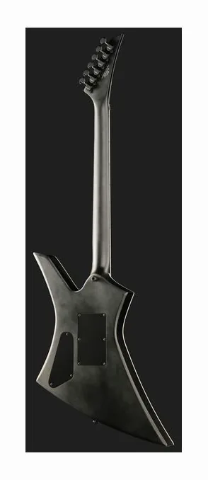 Jackson Pro Plus Pure Metal KE1A SBLK, główka z kluczami i logo