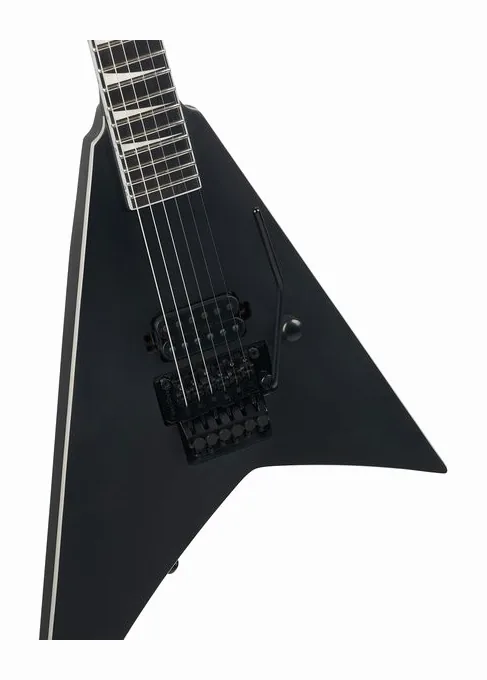 Jackson Pro Plus Pure Metal RR1A SBLK, korpus i lakier z bliska