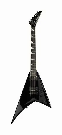 Jackson RR1T Randy Rhoads BK ujęta od przodu na neutralnym tle