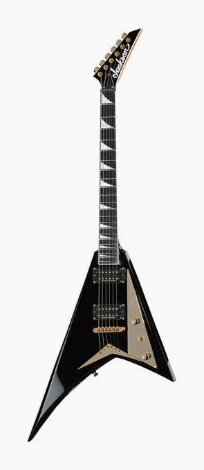Jackson RRT Rhoads Black z bliska od przodu