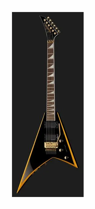 Jackson RRX24 Black with Yellow Bevels, mostek i klucze strojcze