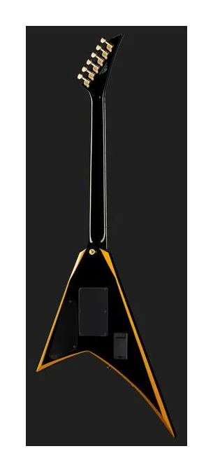 Jackson RRX24 Black with Yellow Bevels, przełącznik przetworników i gniazdo wyjściowe