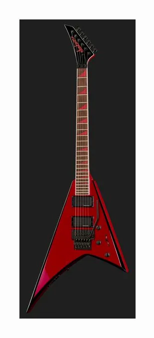 Jackson RRX24 Red wBlack Bevels, przełącznik przetworników i gniazdo wyjściowe