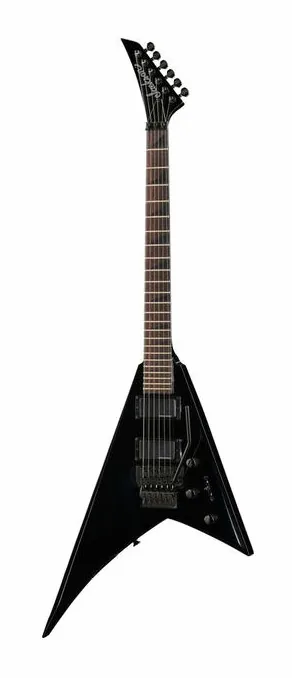 Jackson RRX24 Rhoads Black z bliska od przodu
