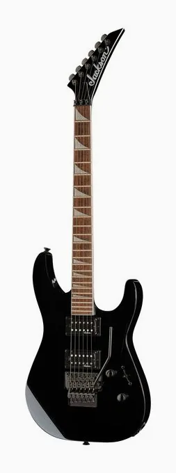 Jackson X Series SLXDX Gloss BLK sfotografowana frontalnie