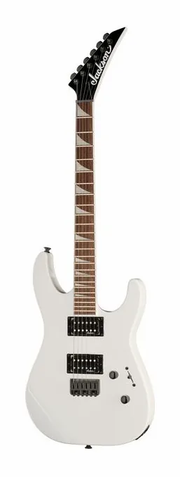 Jackson X Series SLXDX HT SN White ujęta od przodu na neutralnym tle