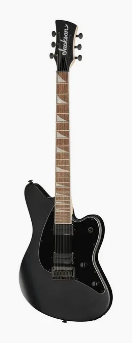 Jackson X Series Surfcaster HT6 STN BK ujęta od przodu na neutralnym tle