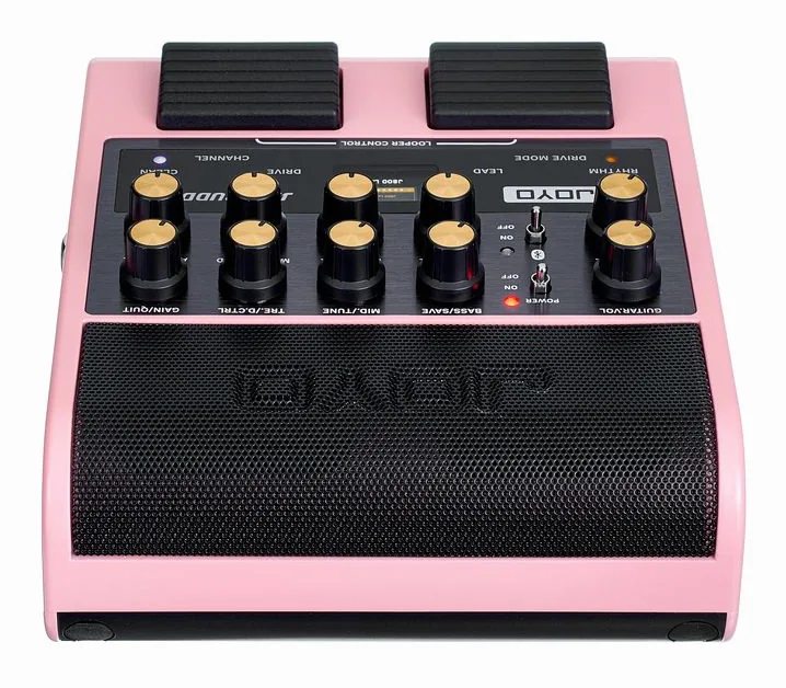 Joyo Jam Buddy II Pink, widok boczny obudowy