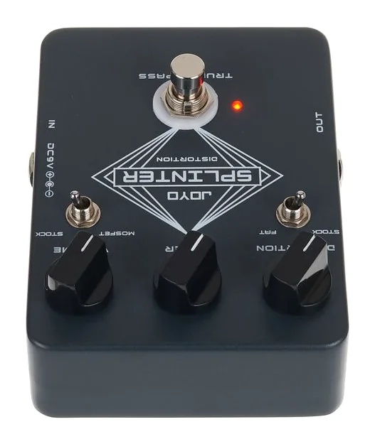 Joyo JF-21 Splinter, footswitch z bliska