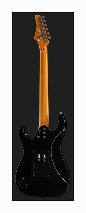 Kramer Guitars Volante HHFR Intruder Black, profil boczny korpusu