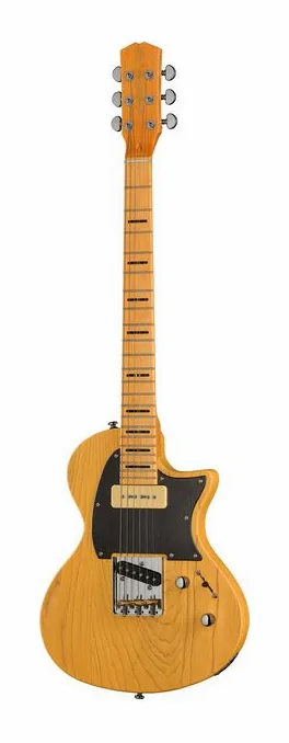 Larry Carlton I5T Butterscotch sfotografowana frontalnie