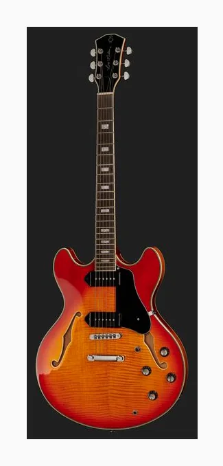Larry Carlton H7V CS, linie korpusu z góry