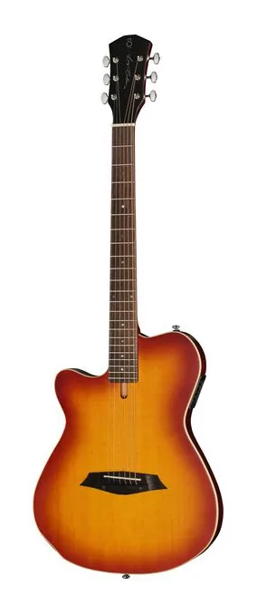 Larry Carlton G5A Tobacco Sunburst LH sfotografowana frontalnie