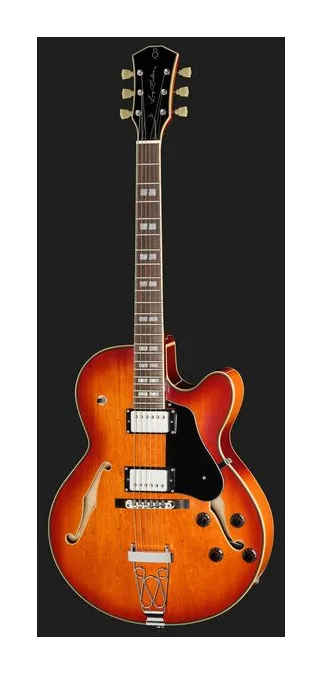 Larry Carlton H7F Tobacco Burst LH z bliska od przodu