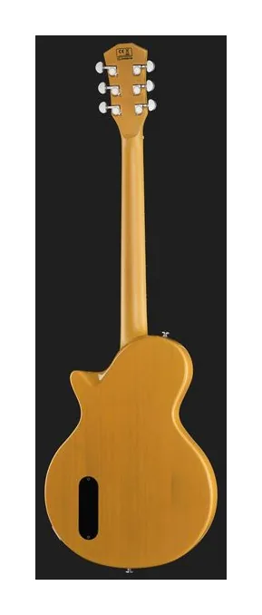 Larry Carlton L3 P90 TV Yellow, korpus i lakier z bliska