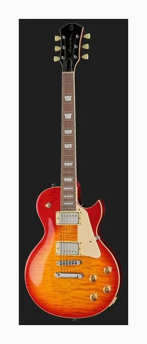 Larry Carlton L5 Tobacco Sunburst, profil boczny korpusu