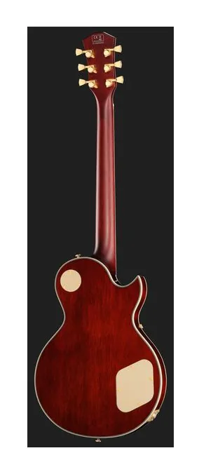 Larry Carlton L7 Dx Amber Burst LH, korpus i lakier z bliska
