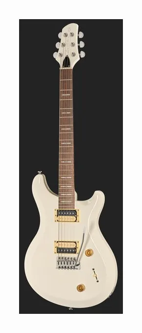 Larry Carlton Q3 Antique White, przetworniki i gałki regulacji