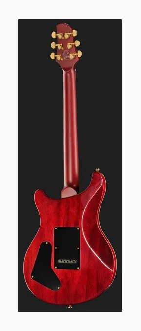 Larry Carlton Q7 Tobacco Sunburst, przełącznik przetworników i gniazdo wyjściowe