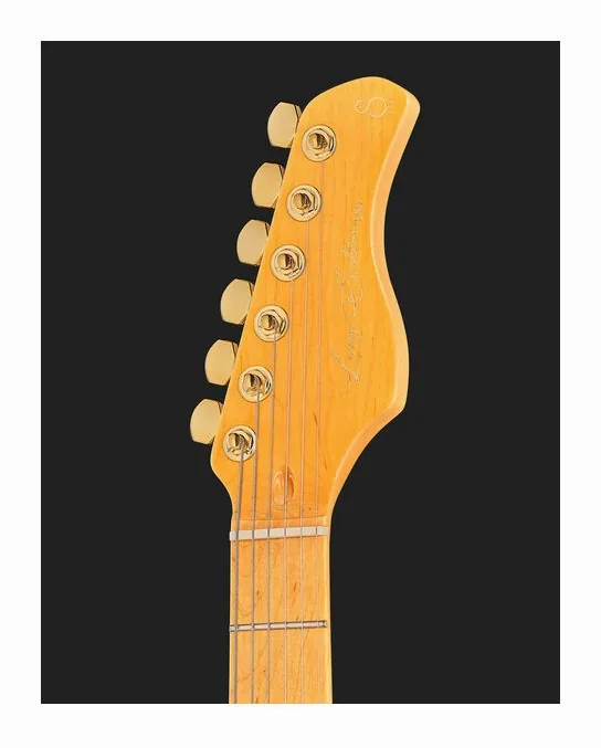 Larry Carlton S10 HSS Transparent Green, przełącznik przetworników i gniazdo wyjściowe