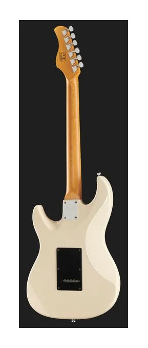 Larry Carlton S5 Olympic White, linie korpusu z góry