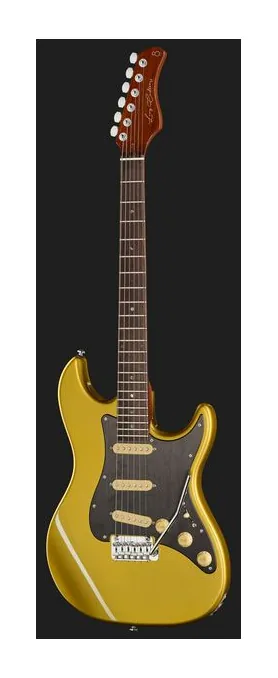 Larry Carlton S7 Metallic Gold New Gen, linie korpusu z góry
