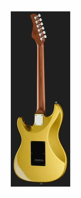 Larry Carlton S7 Metallic Gold New Gen, gryf i podstrunnica z boku