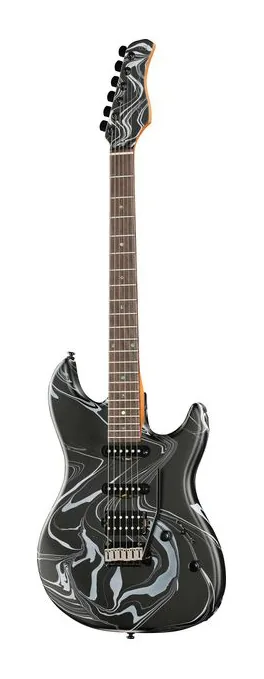 Larry Carlton S7 SW Black Swirl z bliska od przodu
