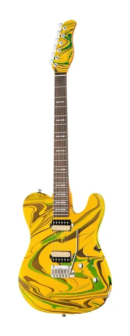 Larry Carlton T7 SW Yellow Swirl widziana od przodu