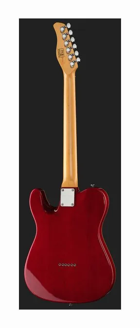 Larry Carlton T7TM See Through Red, gryf i podstrunnica z boku